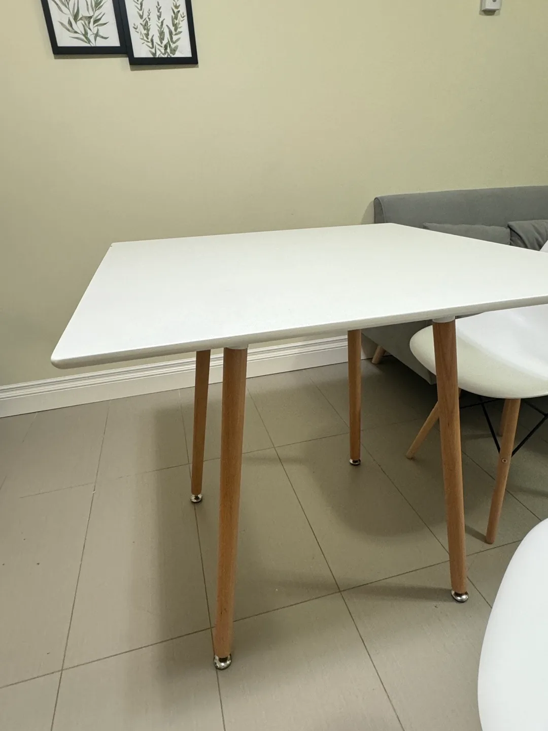 Square White Dining Table thumbnail