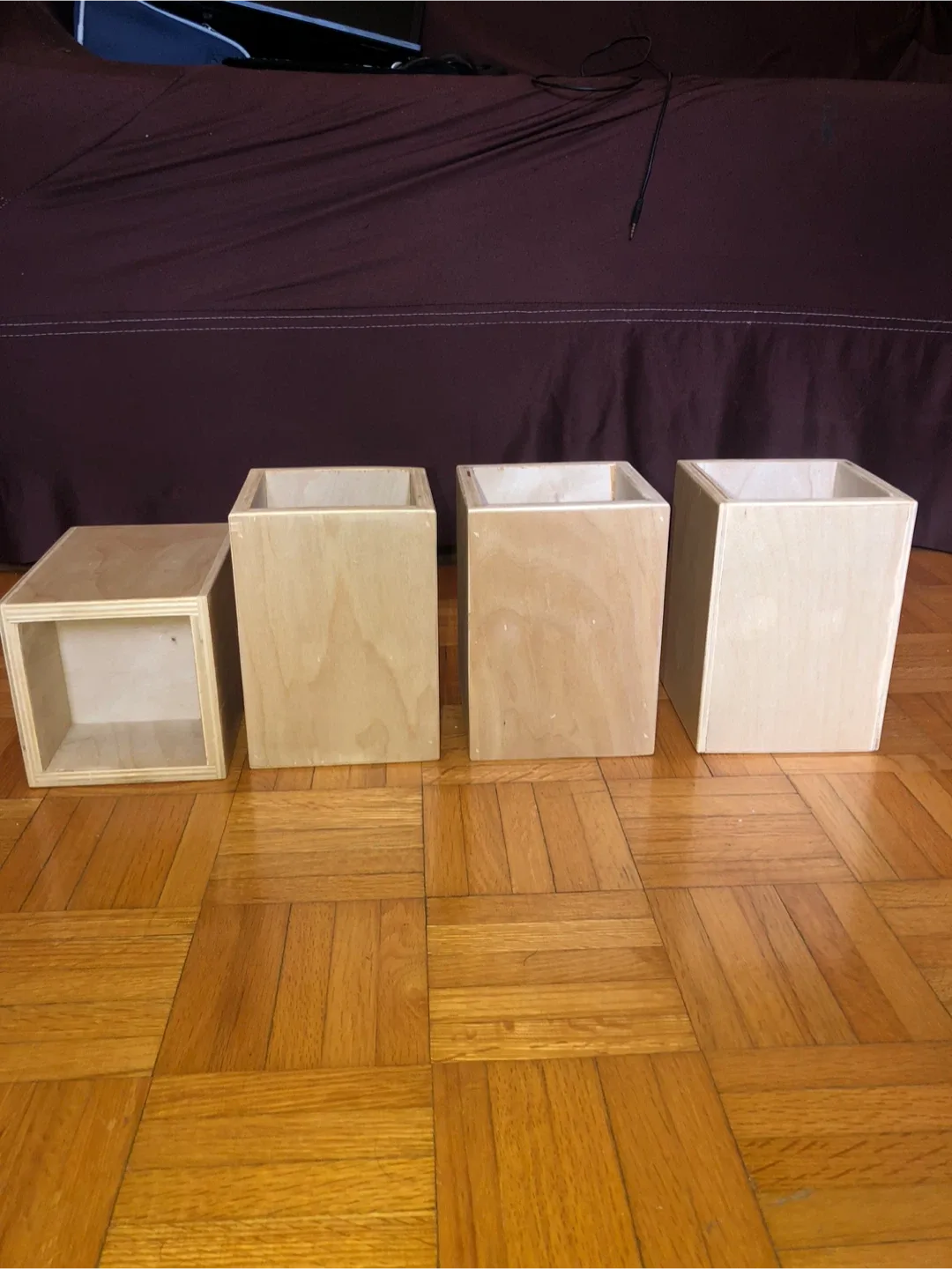 Wooden Storage Cubes - Set of Four image indicator(5)