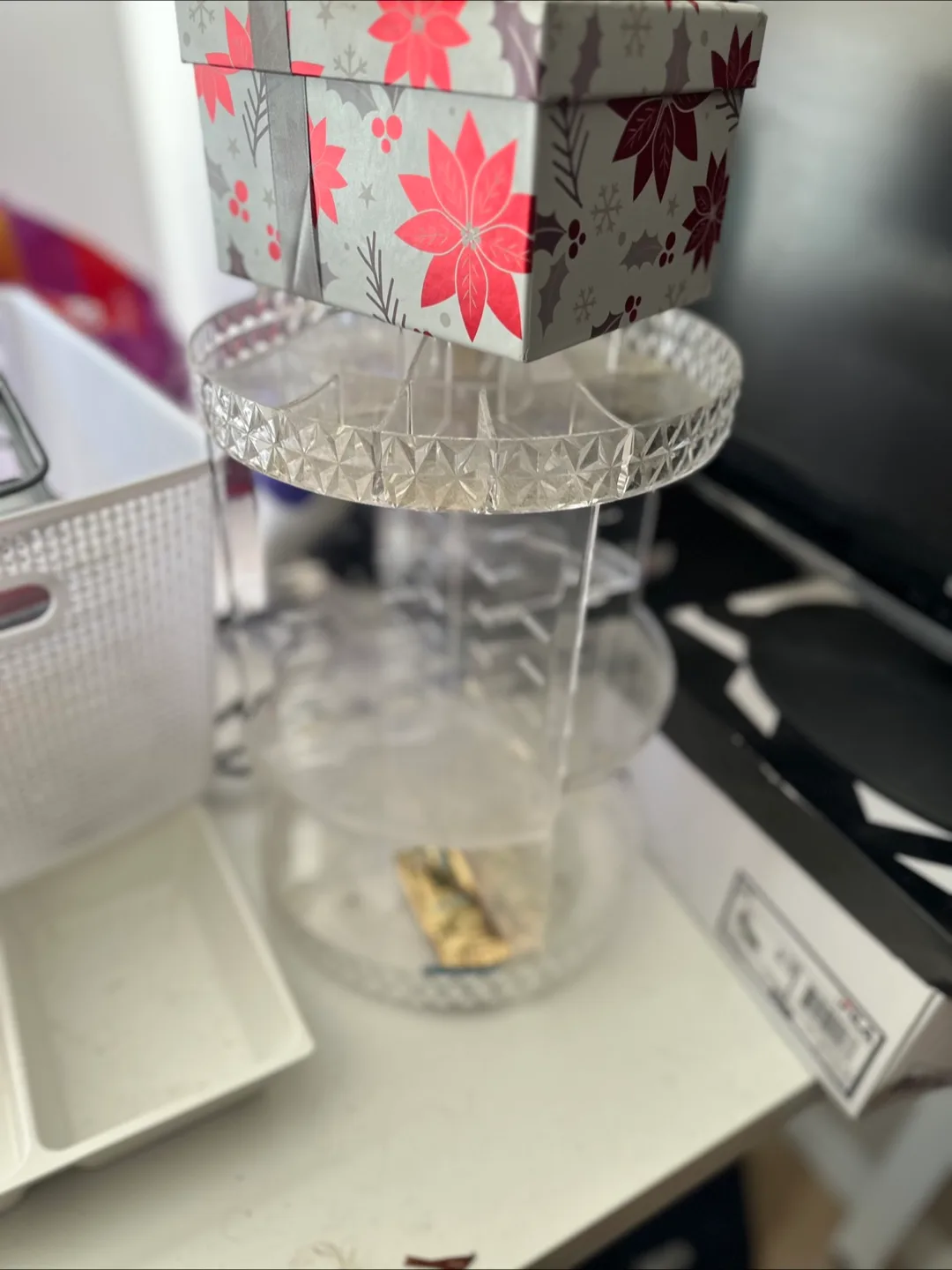 Rotating Acrylic Makeup Organizer thumbnail