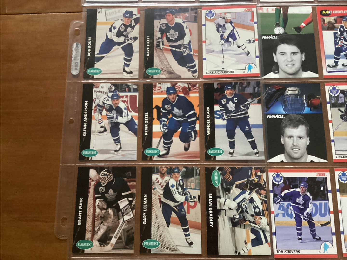 45. 1990-91-92 TORONTO MAPLE LEAFS Hockey Trading Cards - photo 4
