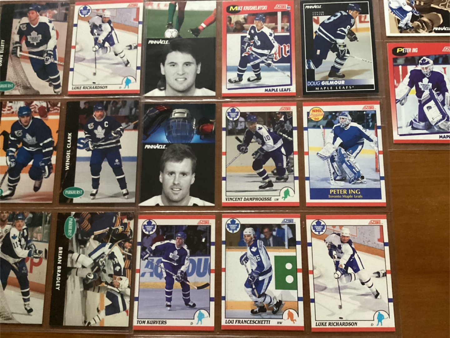 45. 1990-91-92 TORONTO MAPLE LEAFS Hockey Trading Cards - photo 5