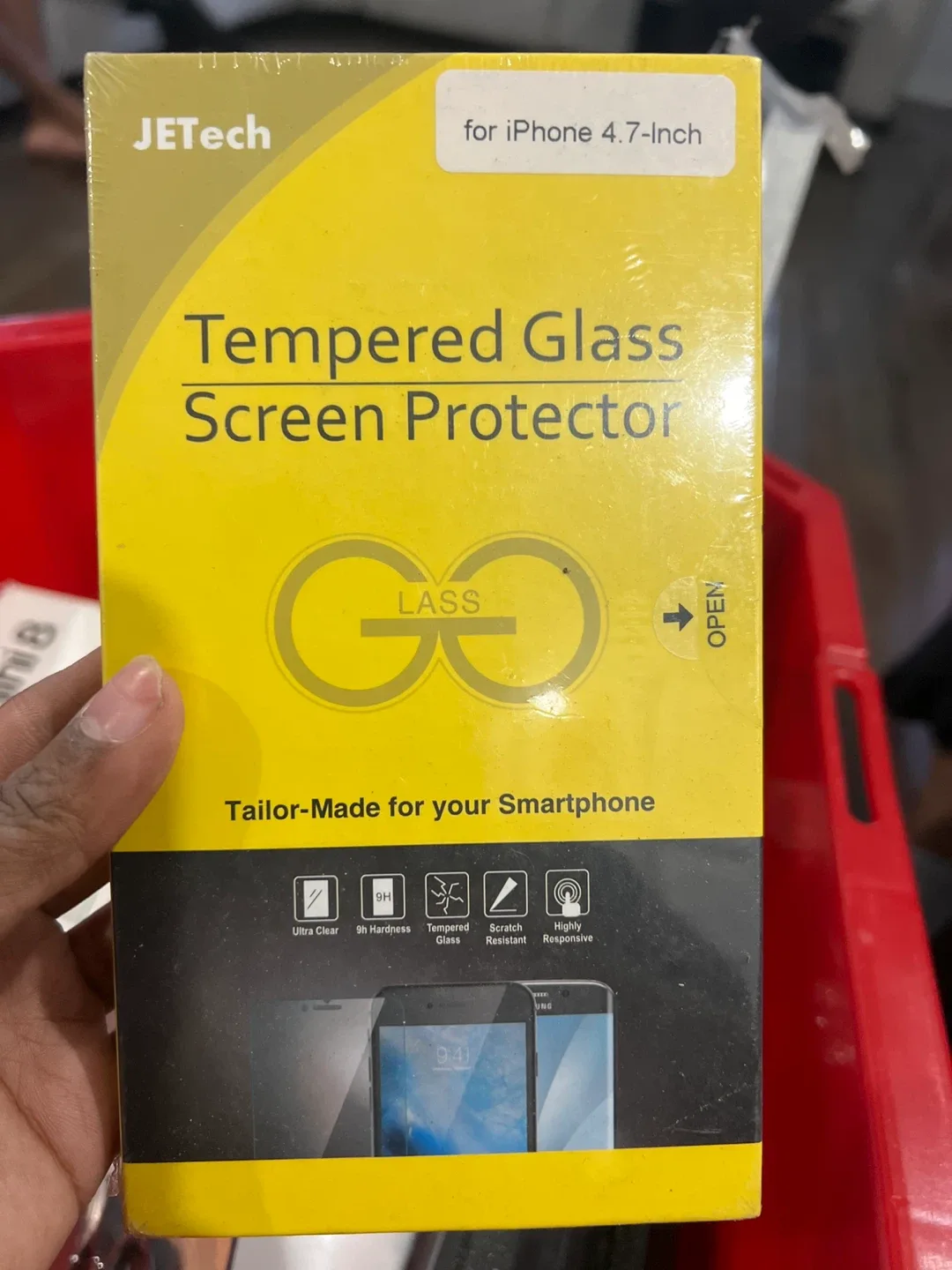 JETech Tempered Glass Screen Protector - iPhone 4.7-inch thumbnail