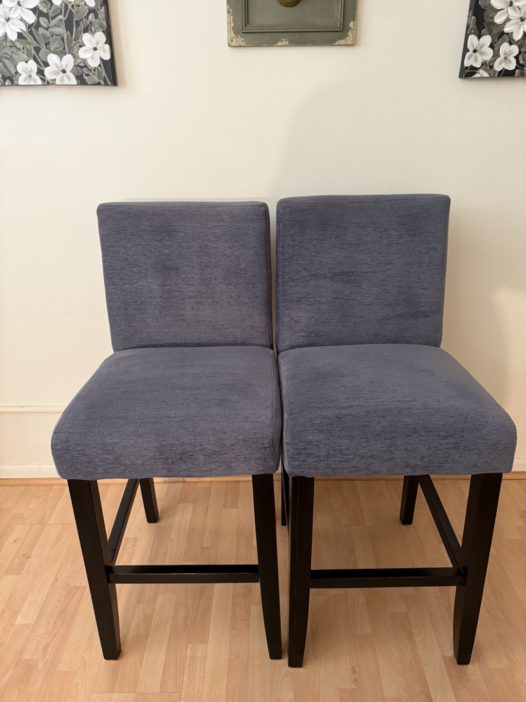 Set of 2 Gray Bar Stools - photo 5
