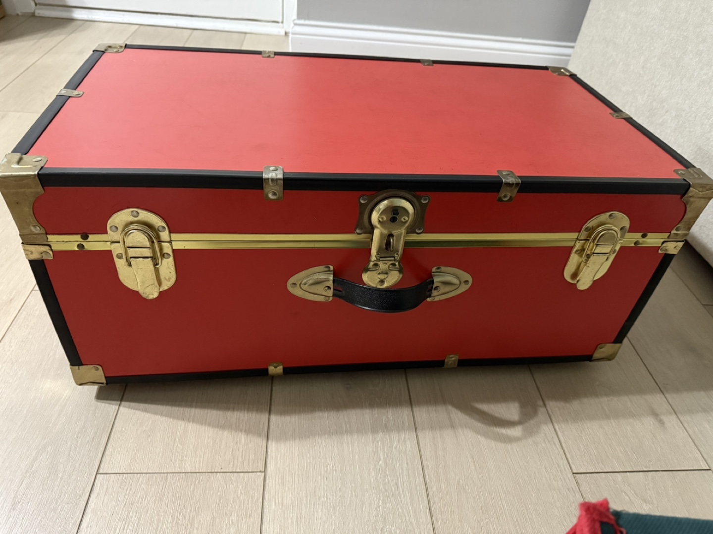 Red Orange  Storage Trunk - photo 2