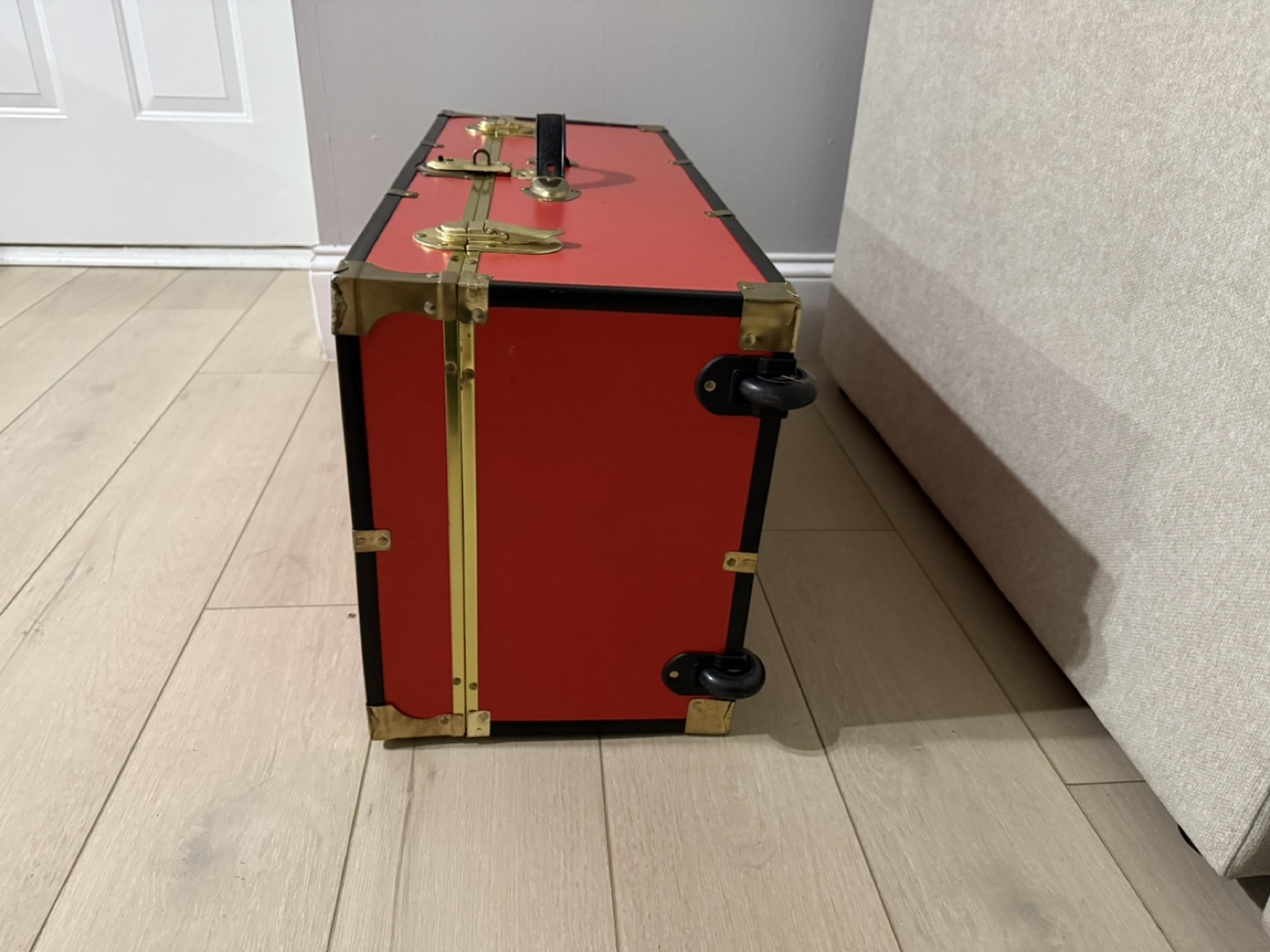 Red Orange  Storage Trunk - photo 3