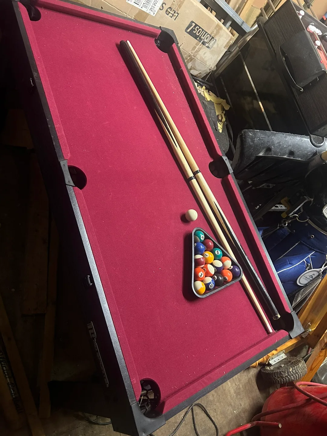 Miniature Pool/Billiards Set and Foosball thumbnail