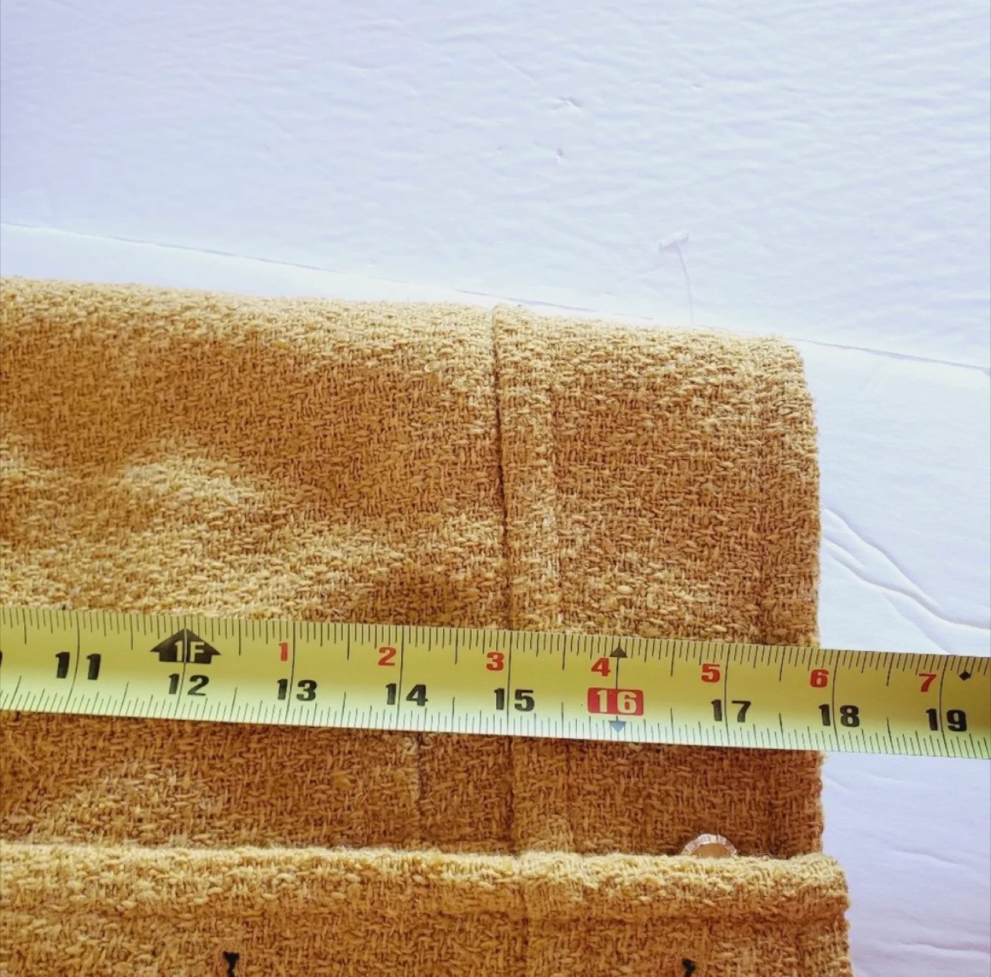 Anthropologie Mustard Yellow Retro Top - Size 2 image indicator(6)