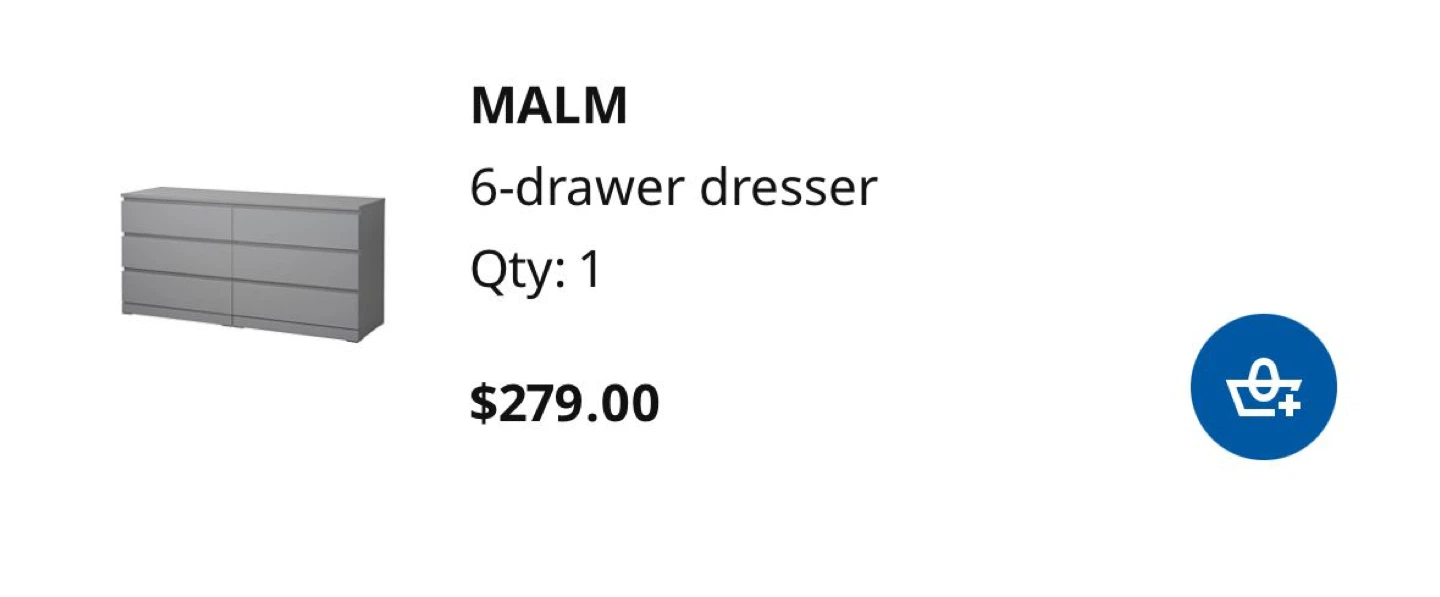 IKEA Malm 6-Drawer Dresser - photo 2