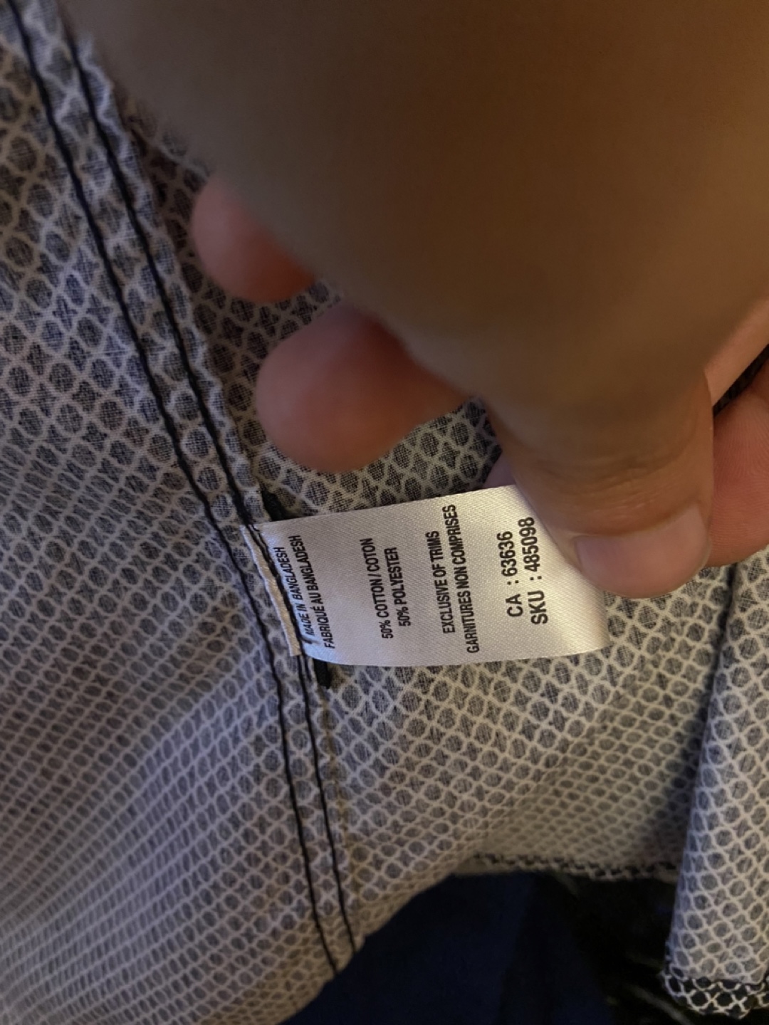 Hunters Dress Shirt - Size M male black and white - photo 5