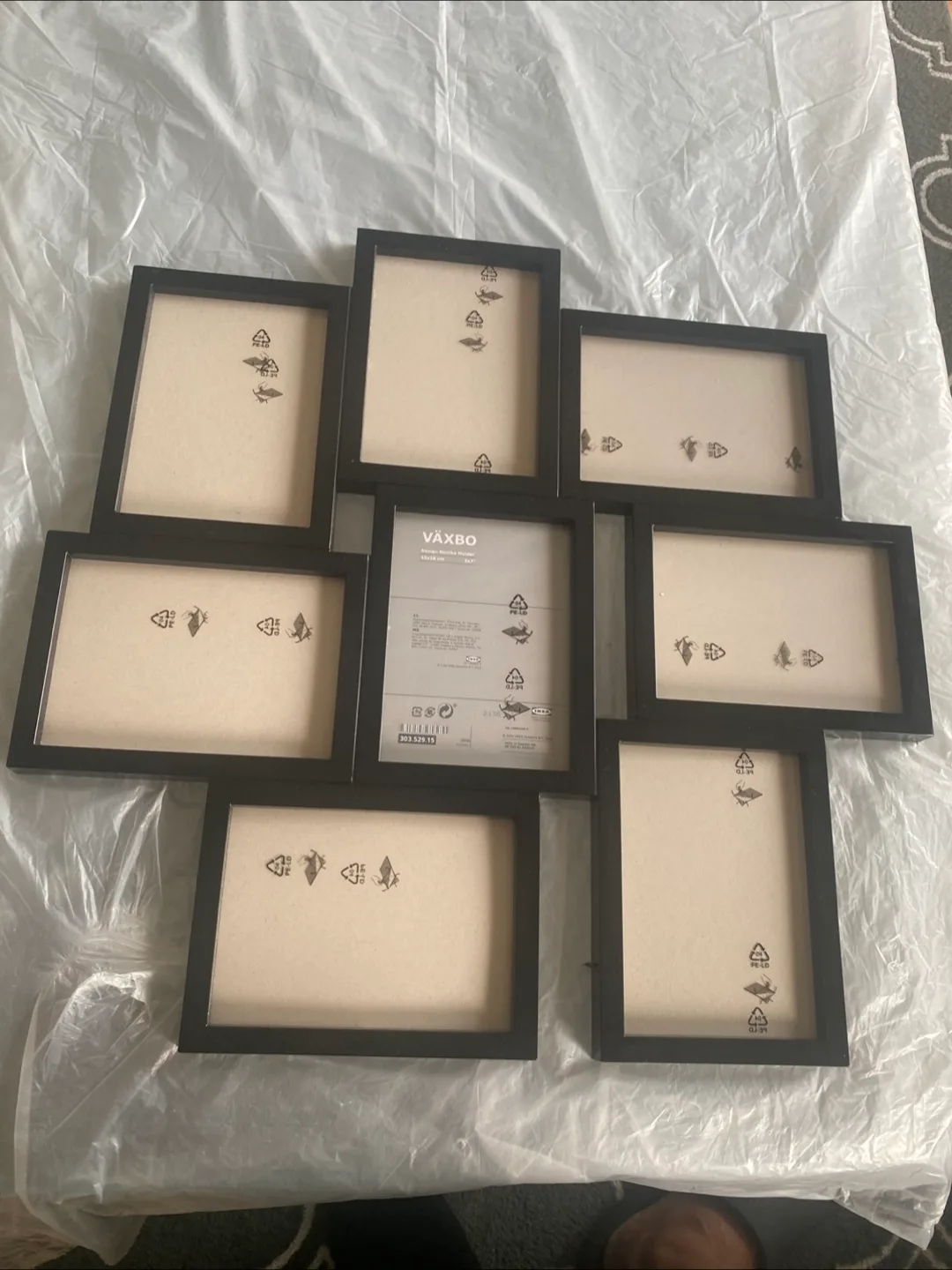 IKEA VÄXBO Collage Frame, Black thumbnail