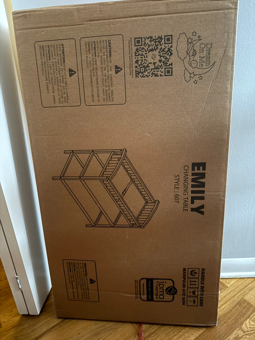 Dream On Me Emily Changing Table - Style 607