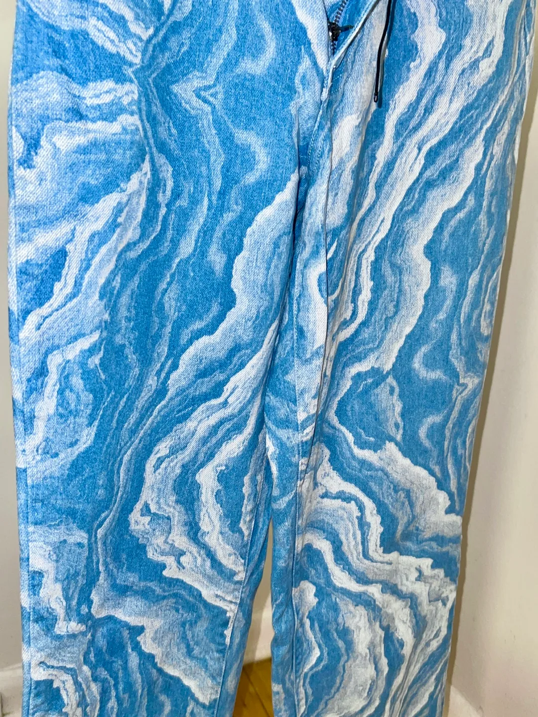 Pieces Jeans - Size S - Blue/White Marble image indicator(5)