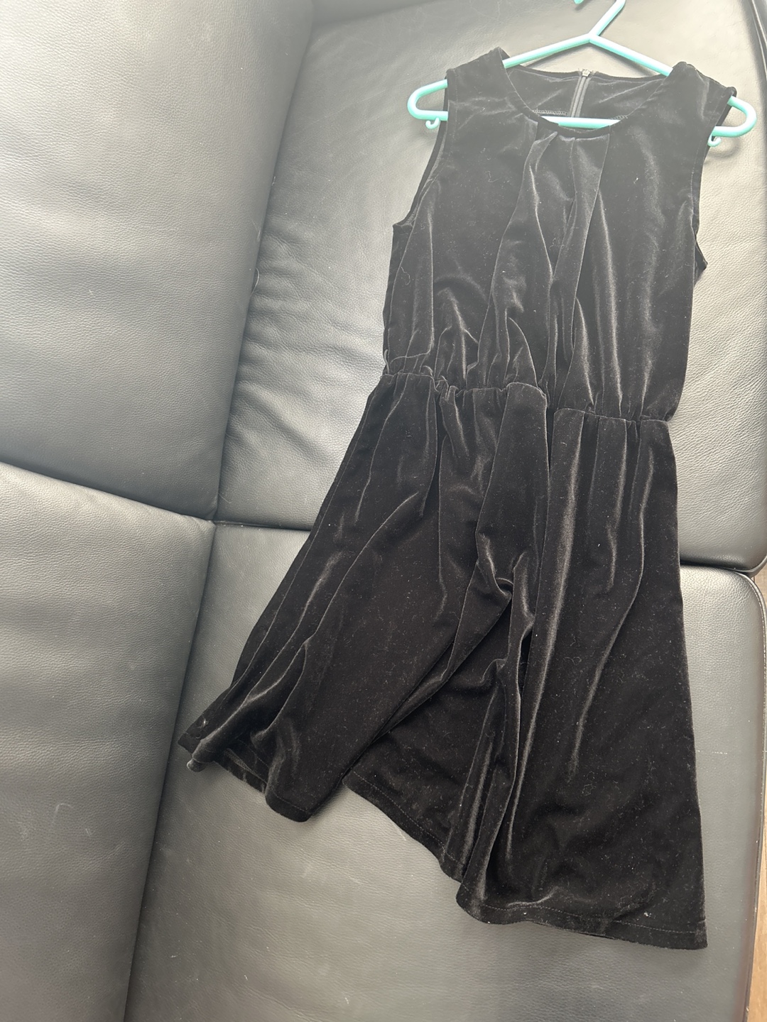 Black Velvet Romper - Size 10 - photo 2