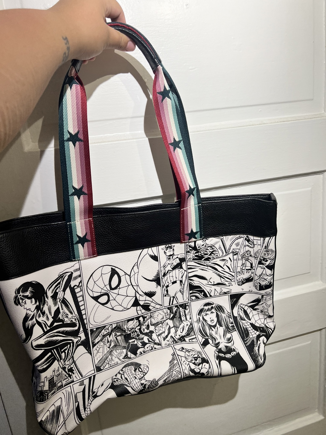 Coach Marvel Comic Tote Bag