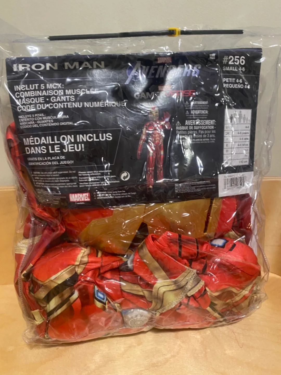 Iron Man Avengers Costume - Size Small (4-6) image indicator(2)