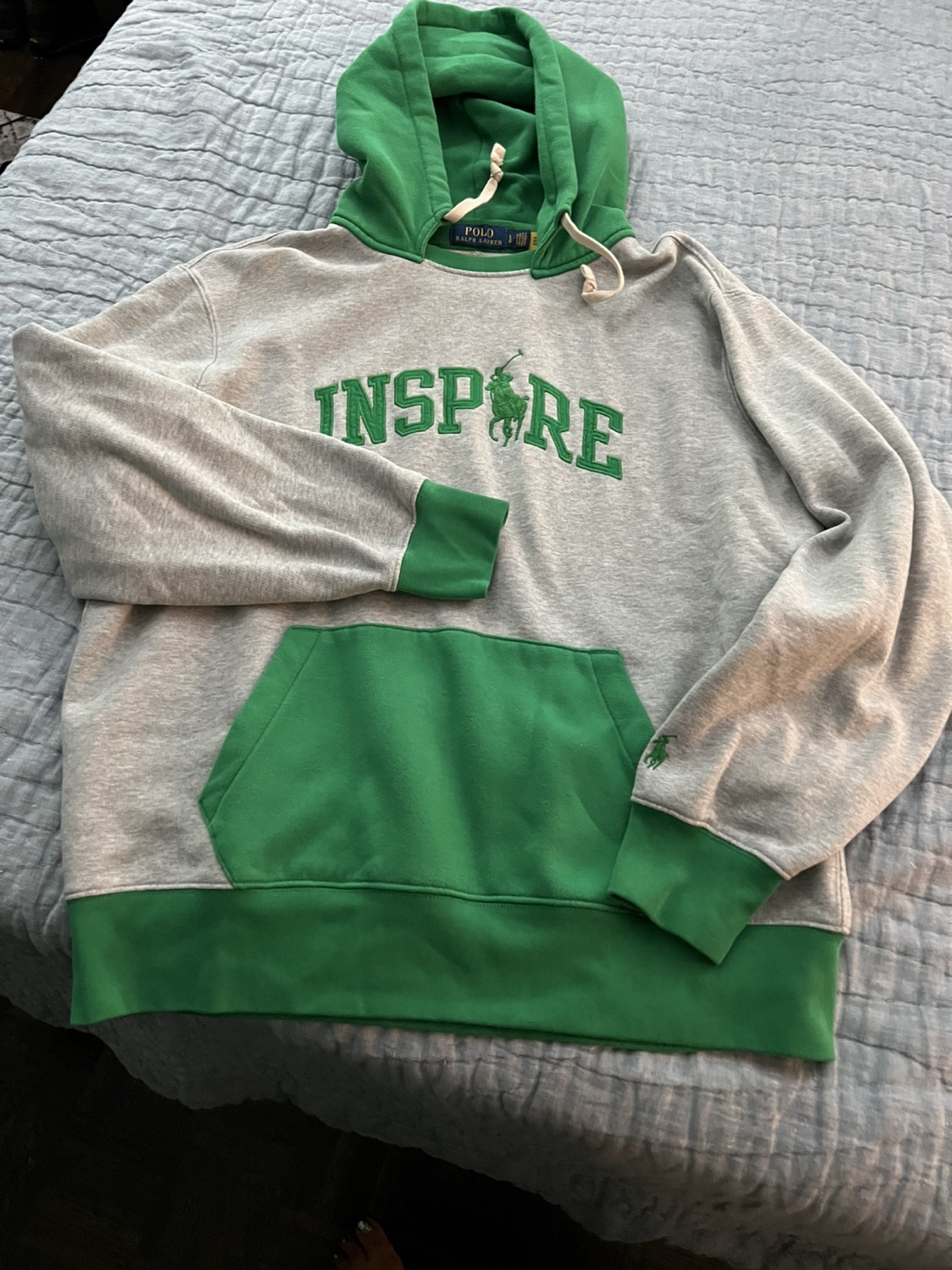 Polo Ralph Lauren 'Inspire' Hoodie - Gray & Green