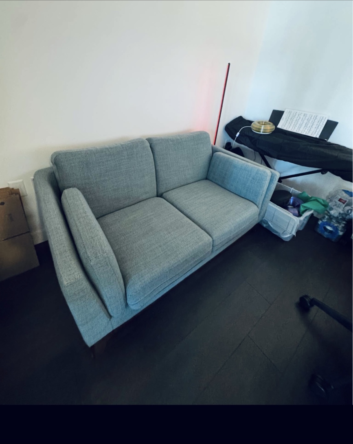 Article Ceni 61" Loveseat Couch- Green