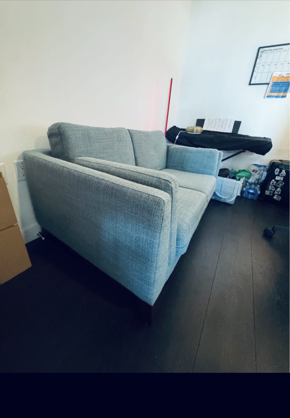Article Ceni 61" Loveseat Couch- Green - photo 4