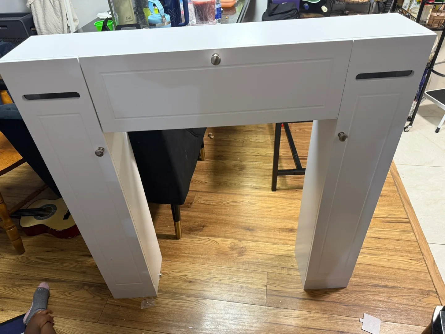 Kleanfin White over the toilet organizer image indicator(2)