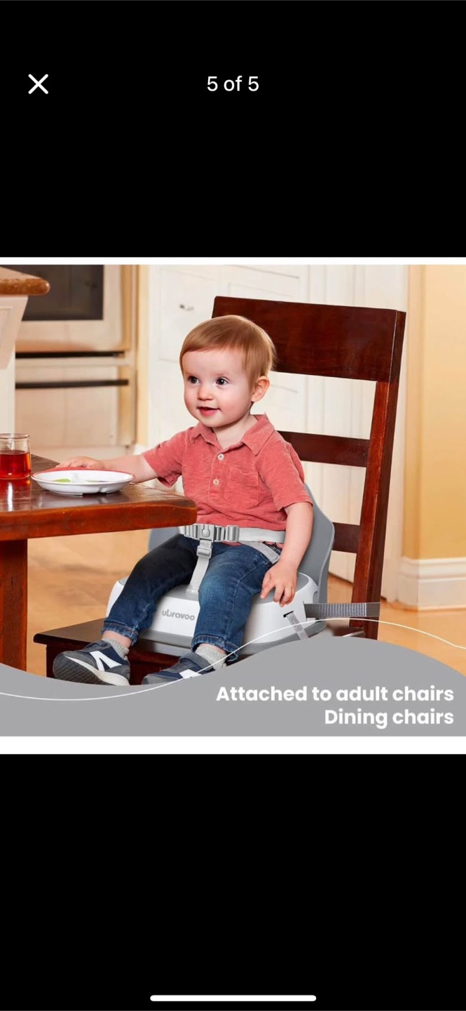 ubravoo Baby Booster Seat - Portable & Foldable - photo 5