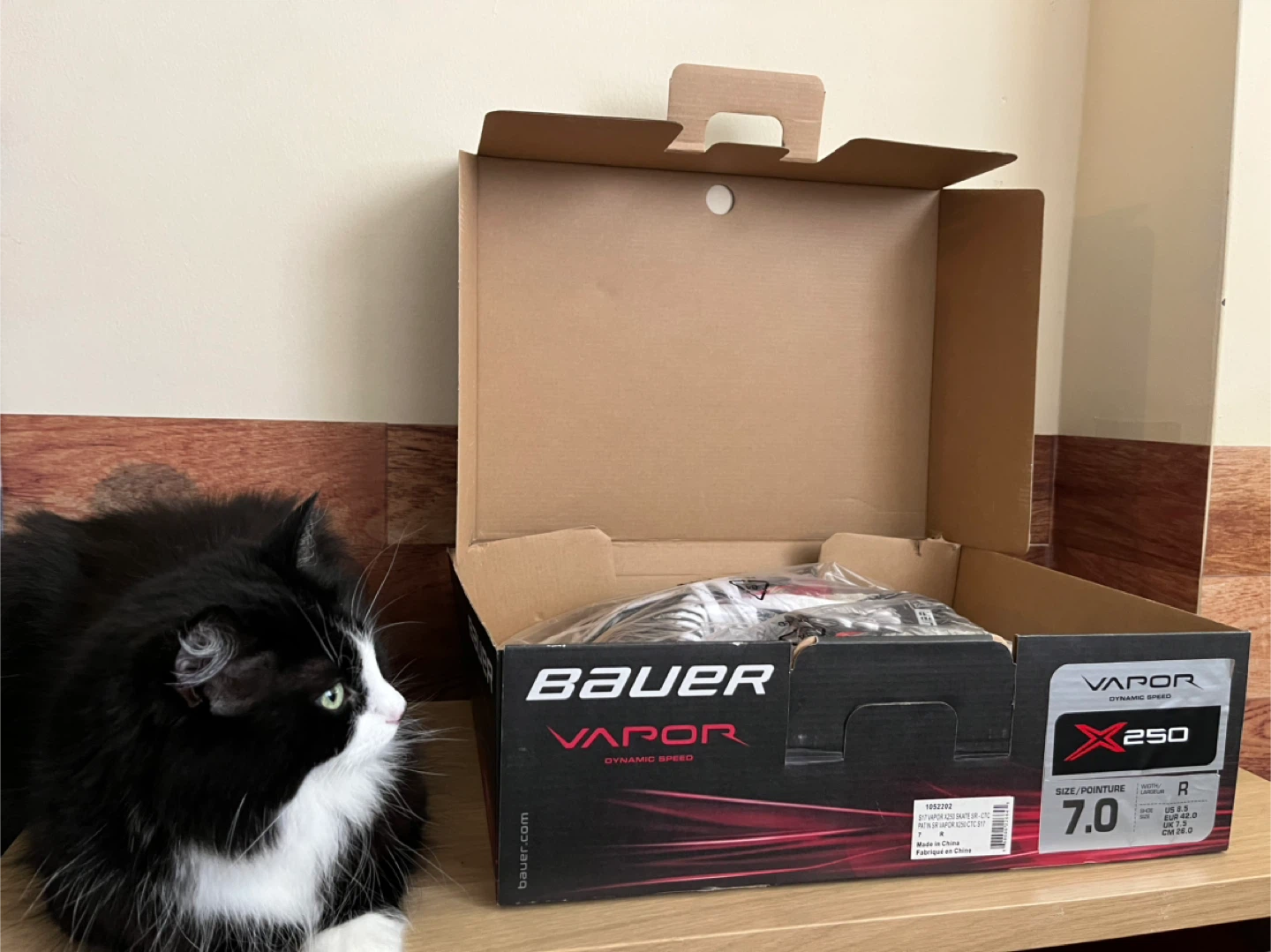 ❗️LIKE NEW ‼️Bauer Vapor X250 Ice Skates - Size 7 - photo 5