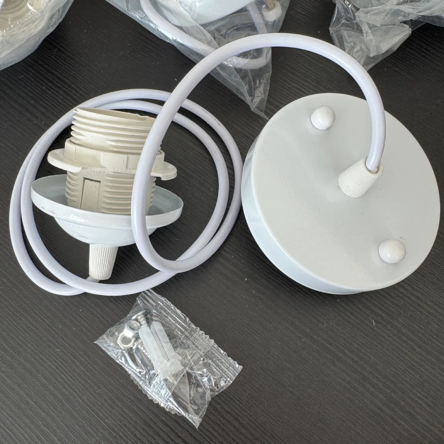 White Pendant Light Fixture thumbnail