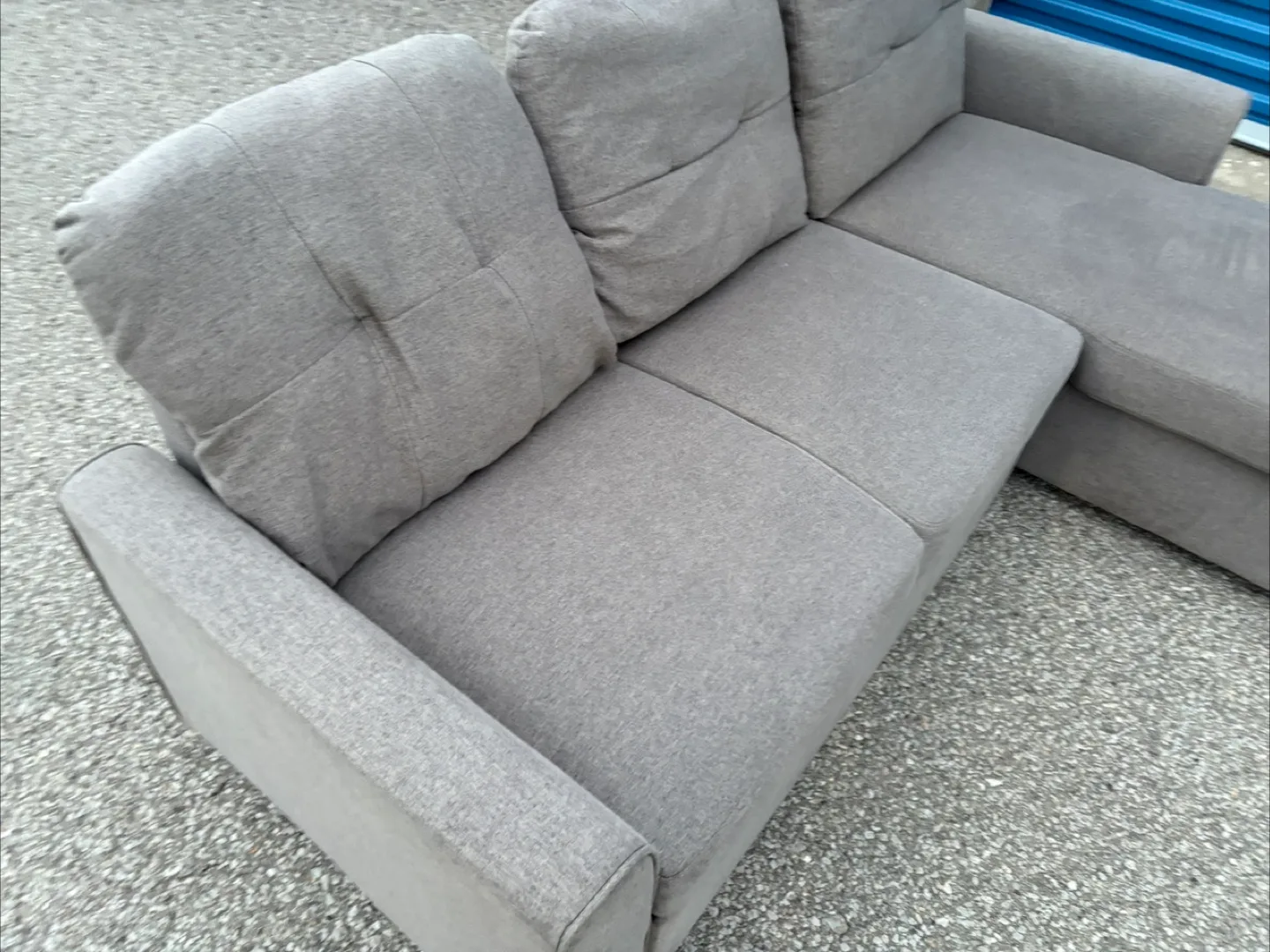 FREE DELIVERY✅• GREY SECTIONAL COUCH / SOFA BED w/ STORAGE image indicator(7)