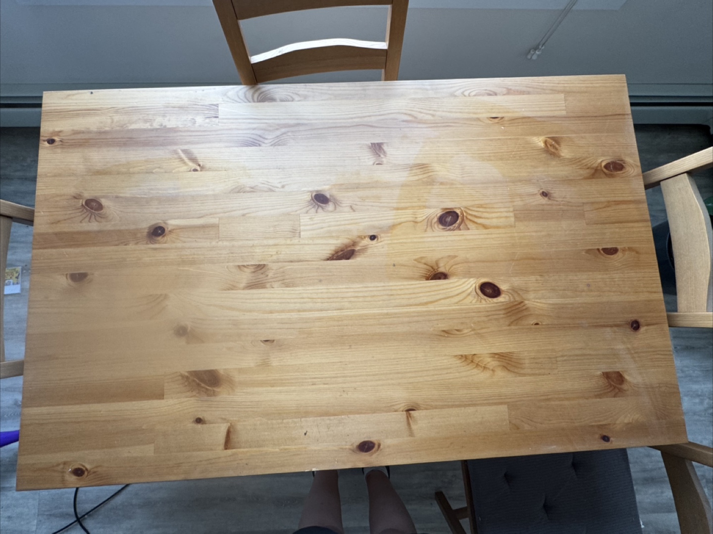 IKEA Dining Table and 4 Chairs - Solid Wood - photo 2