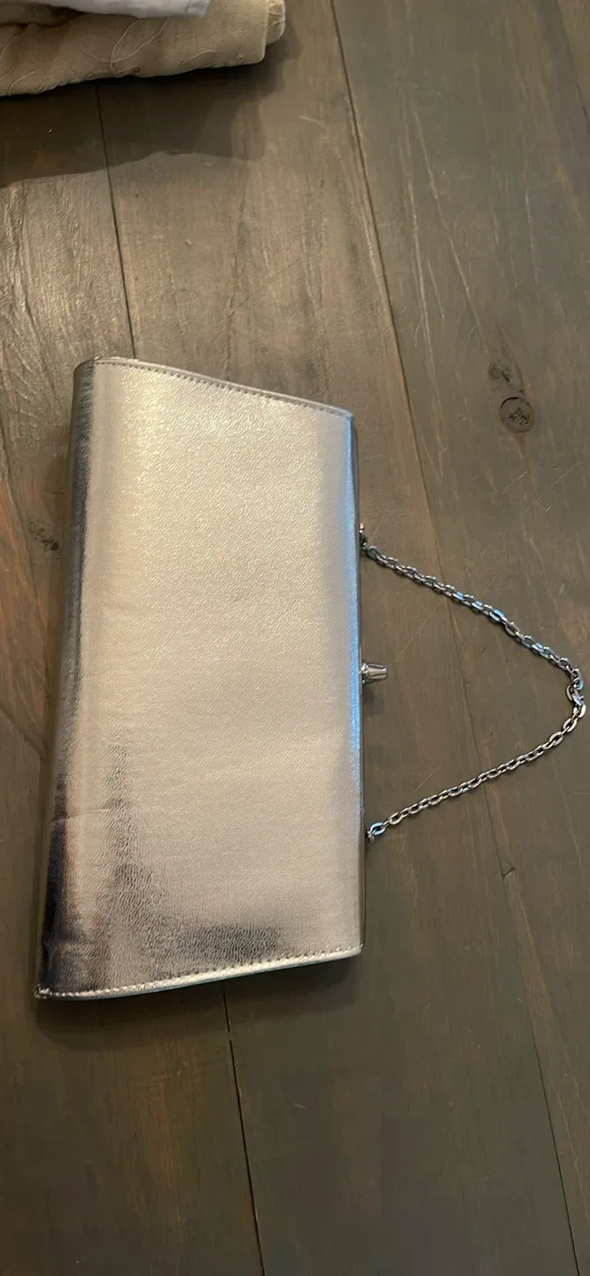Silver Clutch Purse thumbnail