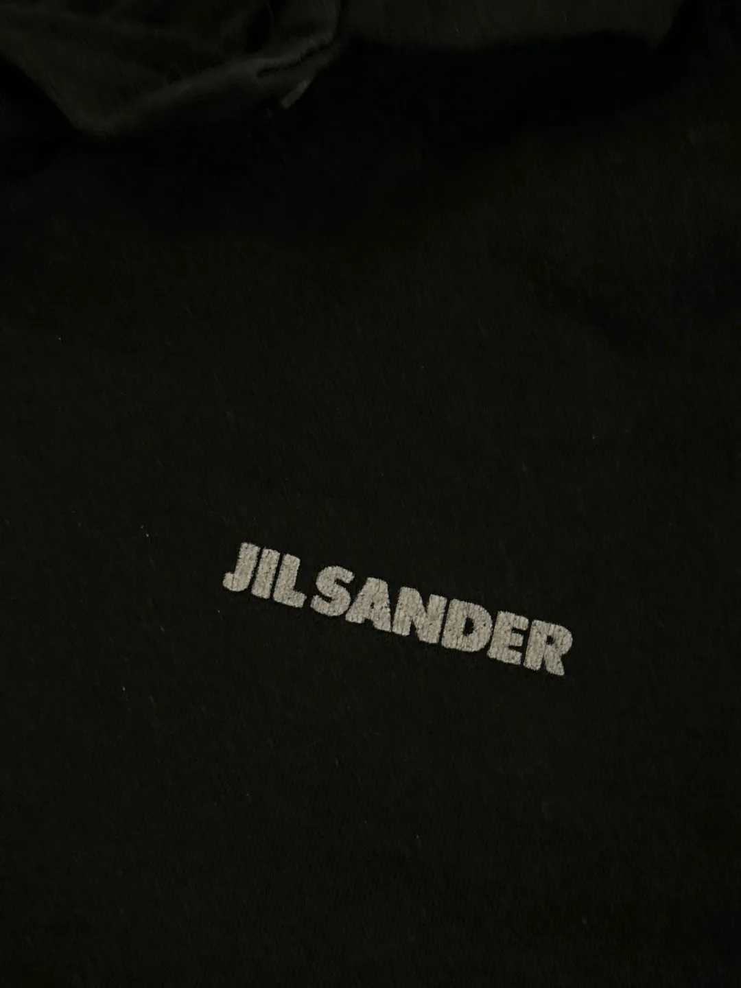 Jil Sander Black Long Sleeve Polo Shirt image indicator(2)