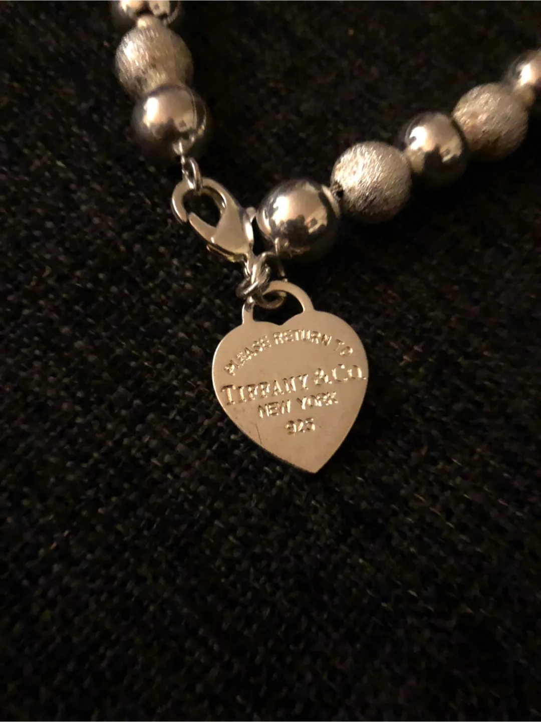 Tiffany & Co. Silver Bead Necklace thumbnail