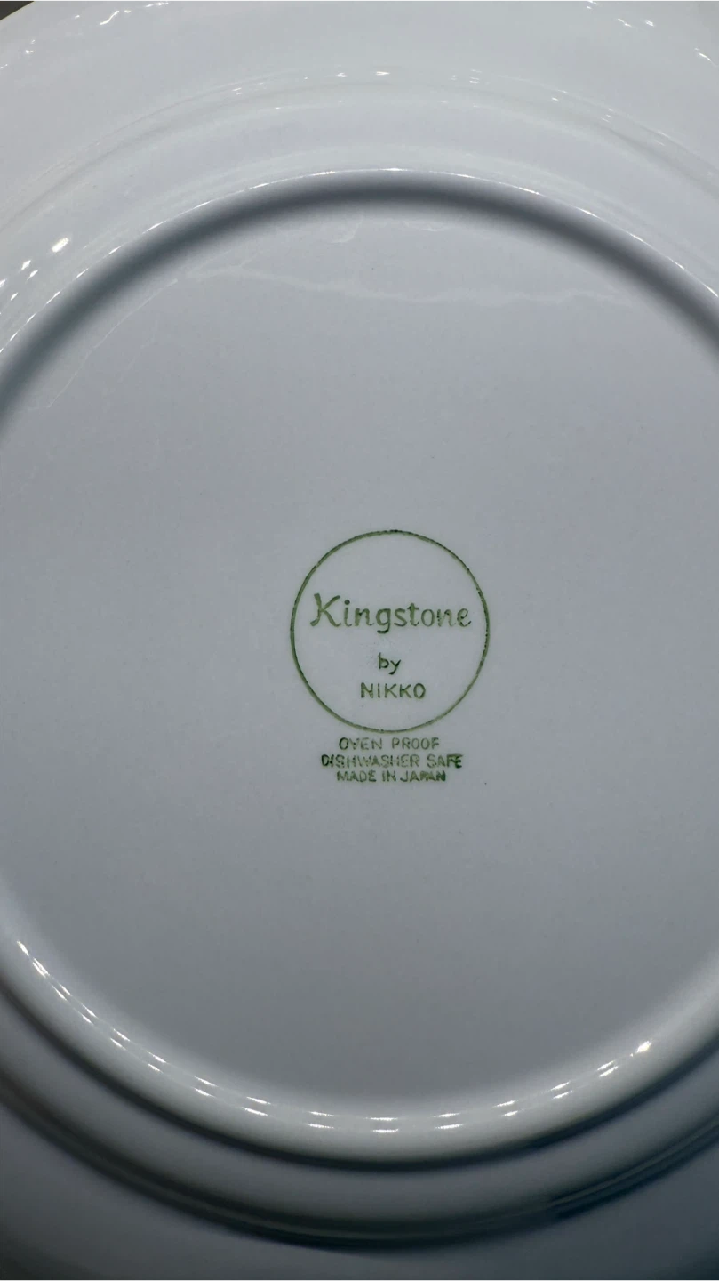 Nikko Kingstone Blue & White Plates (Set of 2) - photo 3