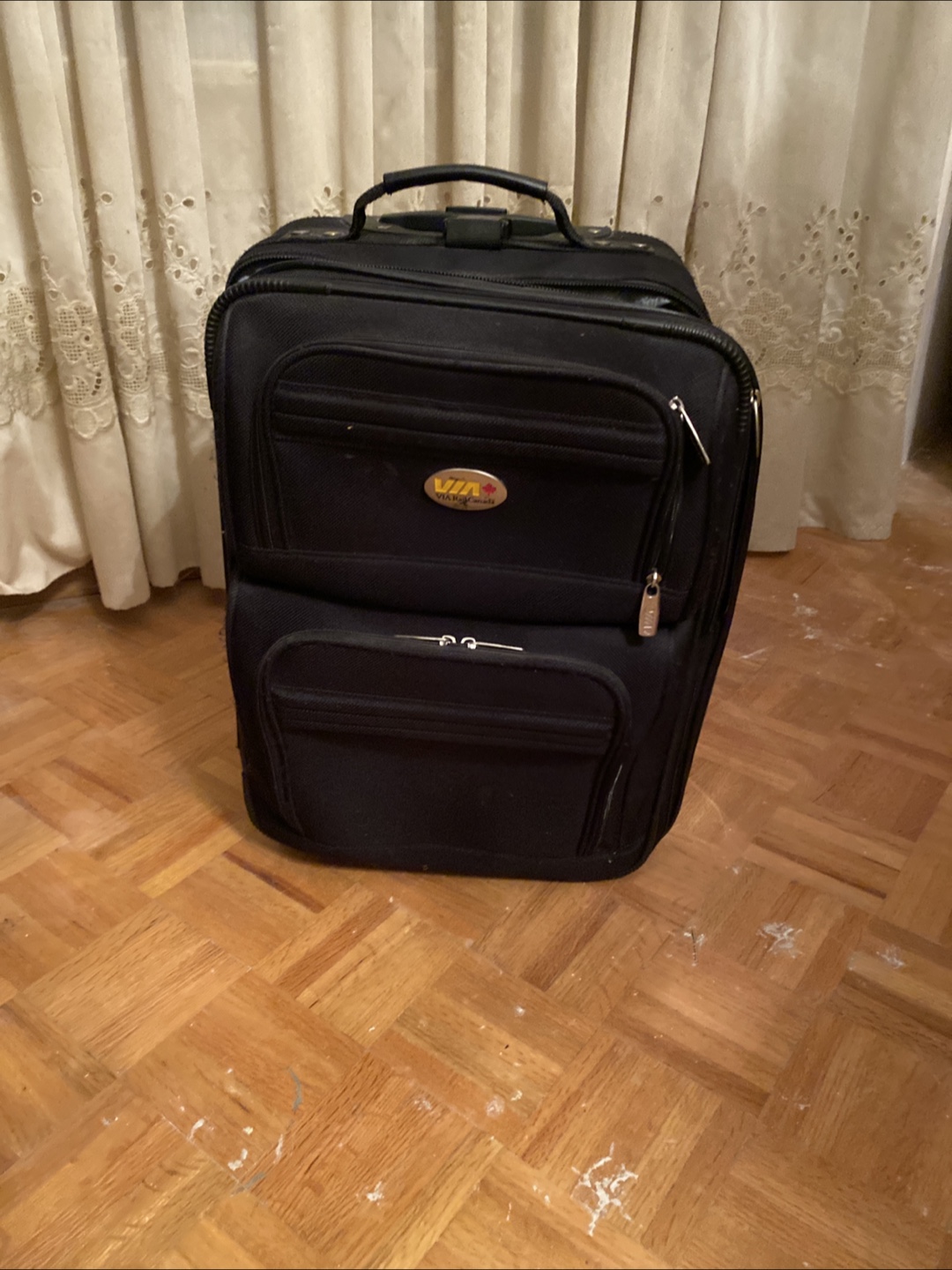 VIA Rail Black Carry-On Luggage