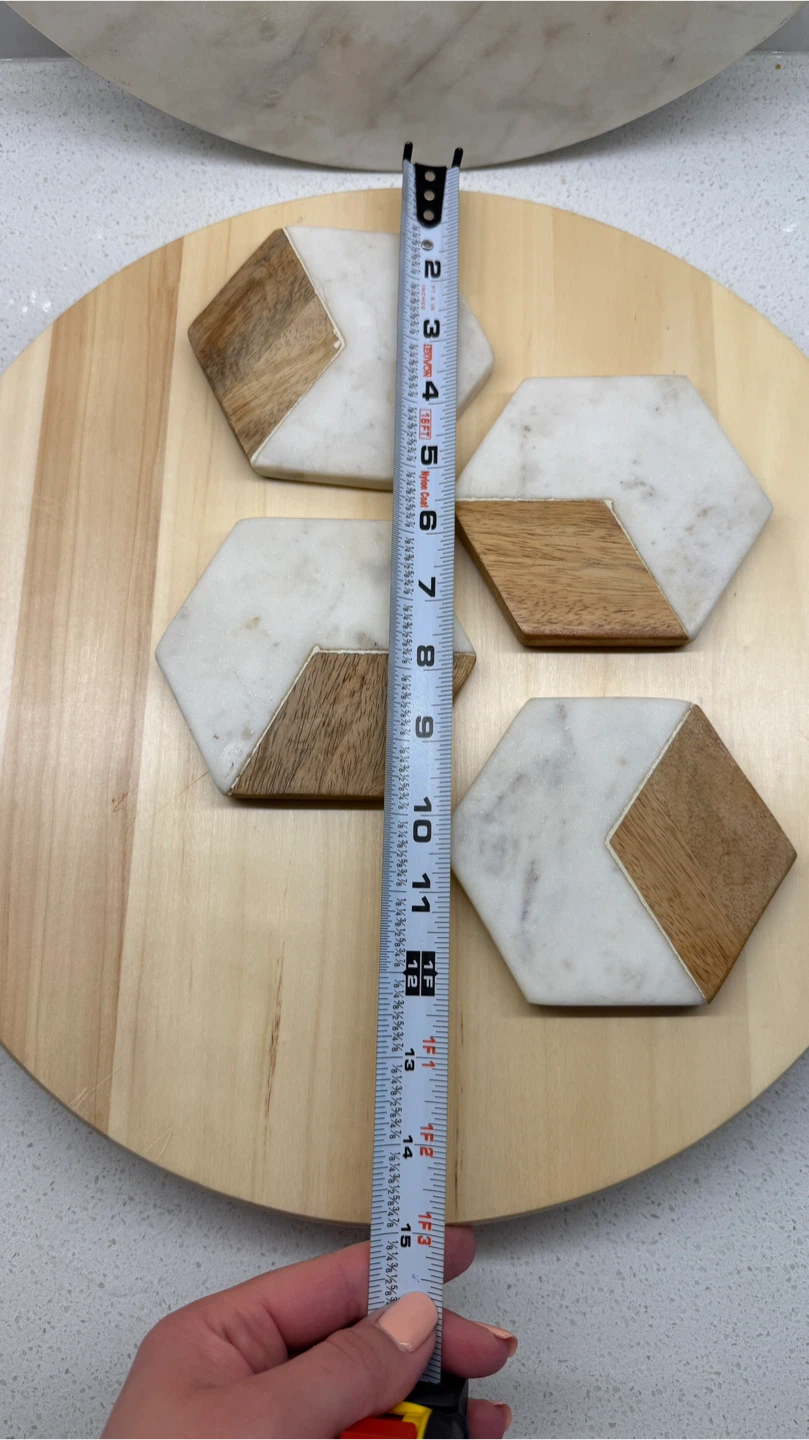 Wood Marble Serving Set - photo 4