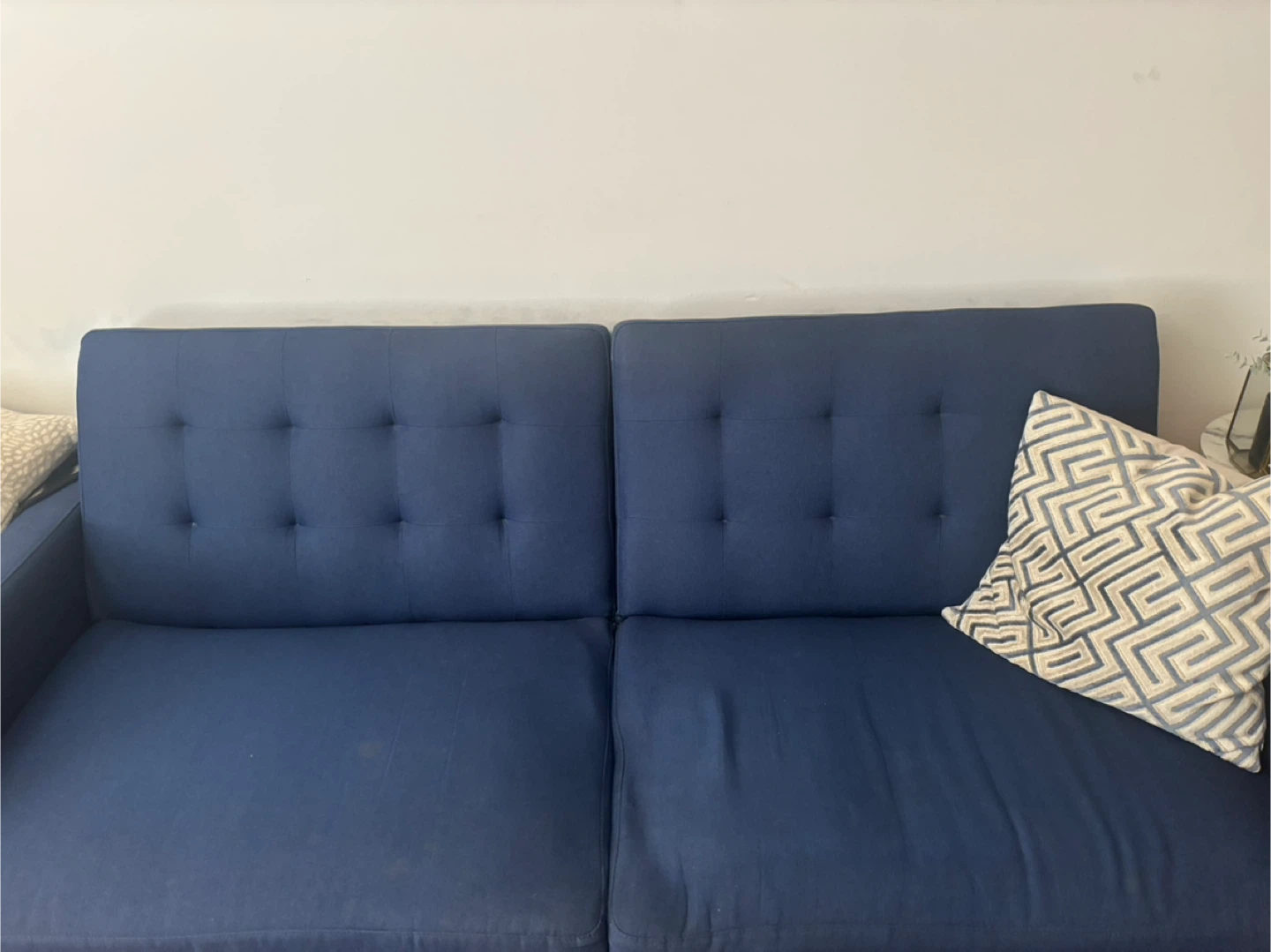 Blue Futon Sofa Bed - photo 2
