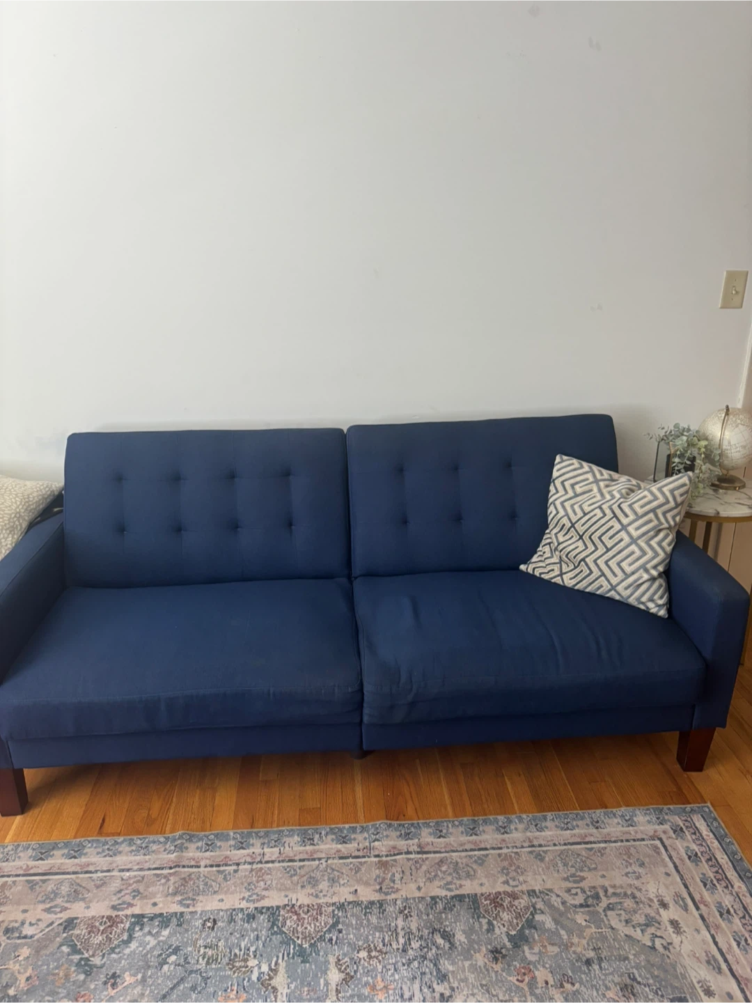 Blue Futon Sofa Bed
