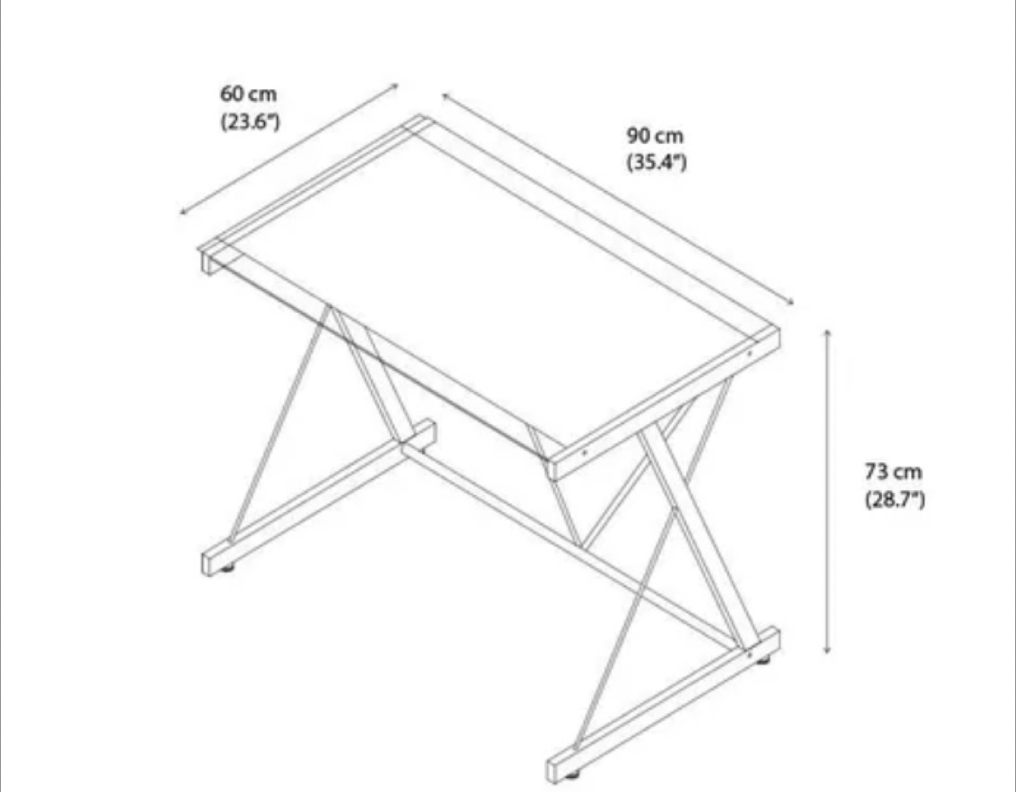 Desk and chair - photo 2