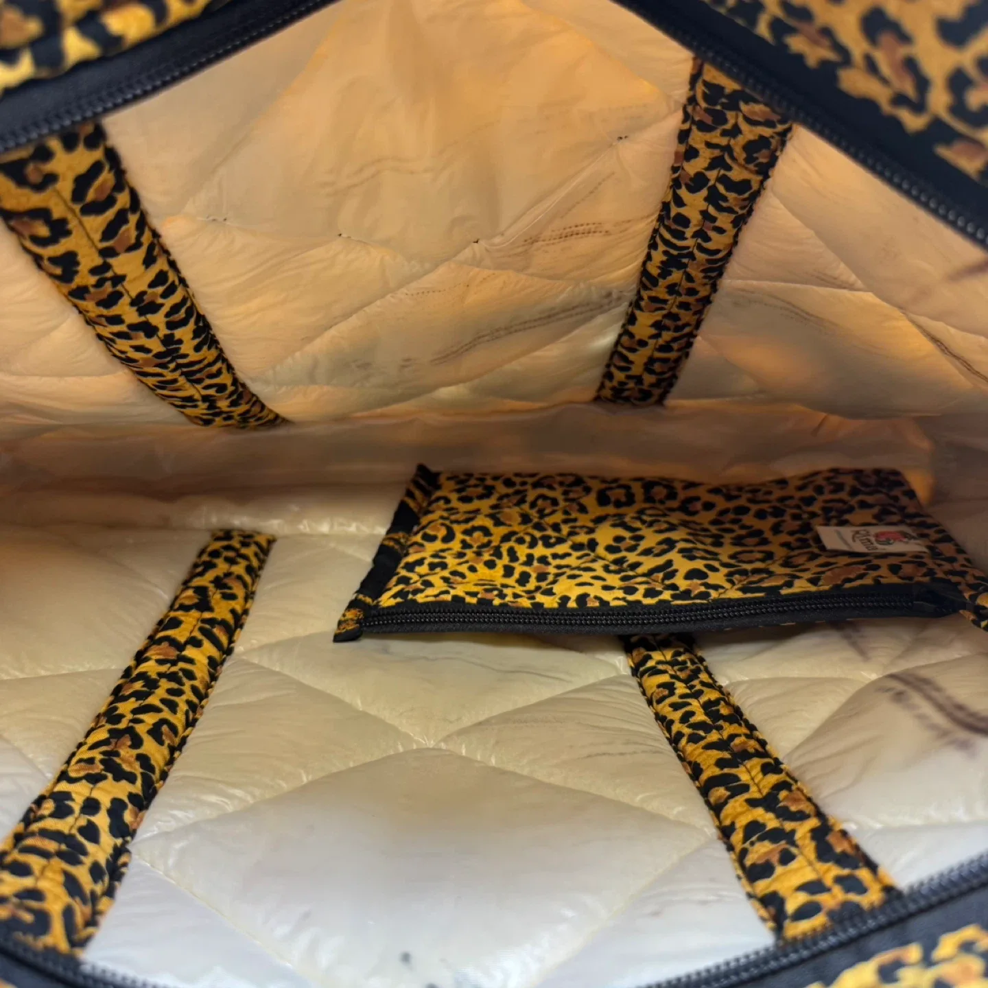 Rima Beachworld Leopard Print Tote Bag – New with Tag image indicator(3)