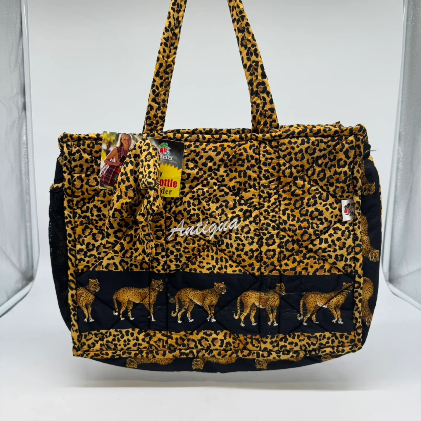 Rima Beachworld Leopard Print Tote Bag – New with Tag image indicator(2)