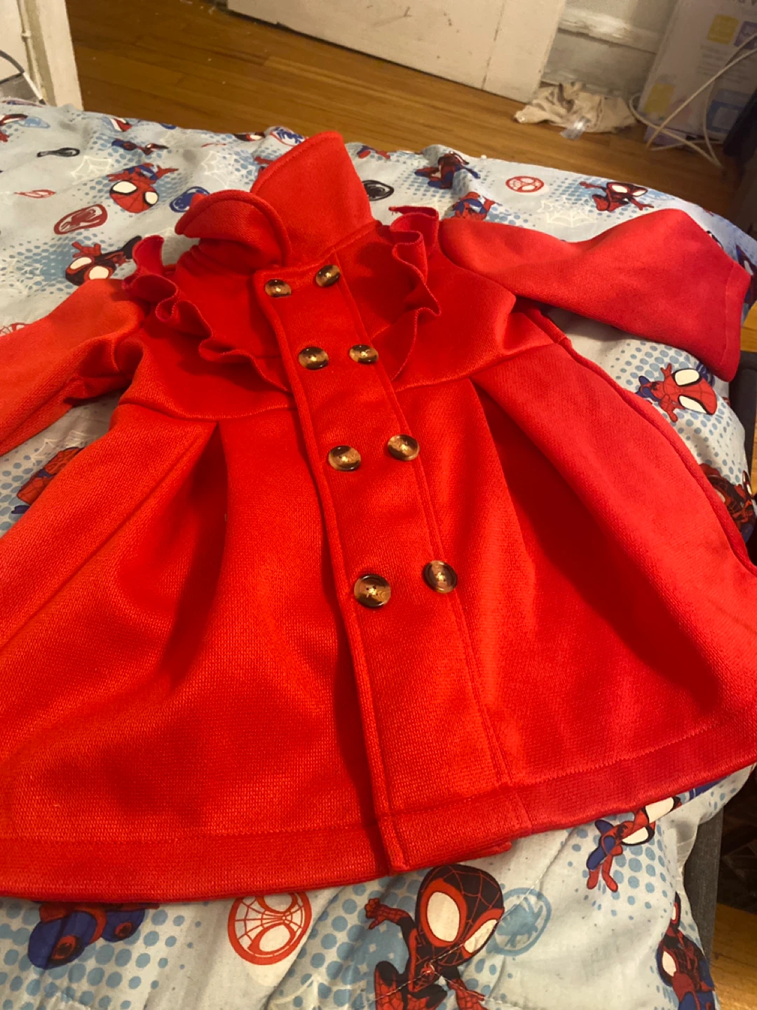 Red Girls' Coat