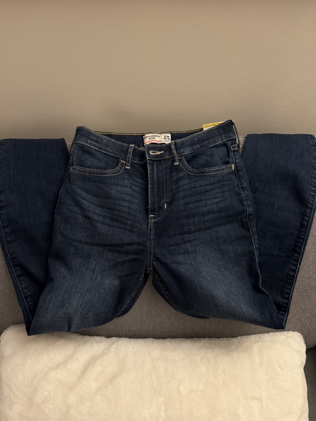 Abercrombie Kids High-Rise Jeans - Size 15/16 NWT - photo 2
