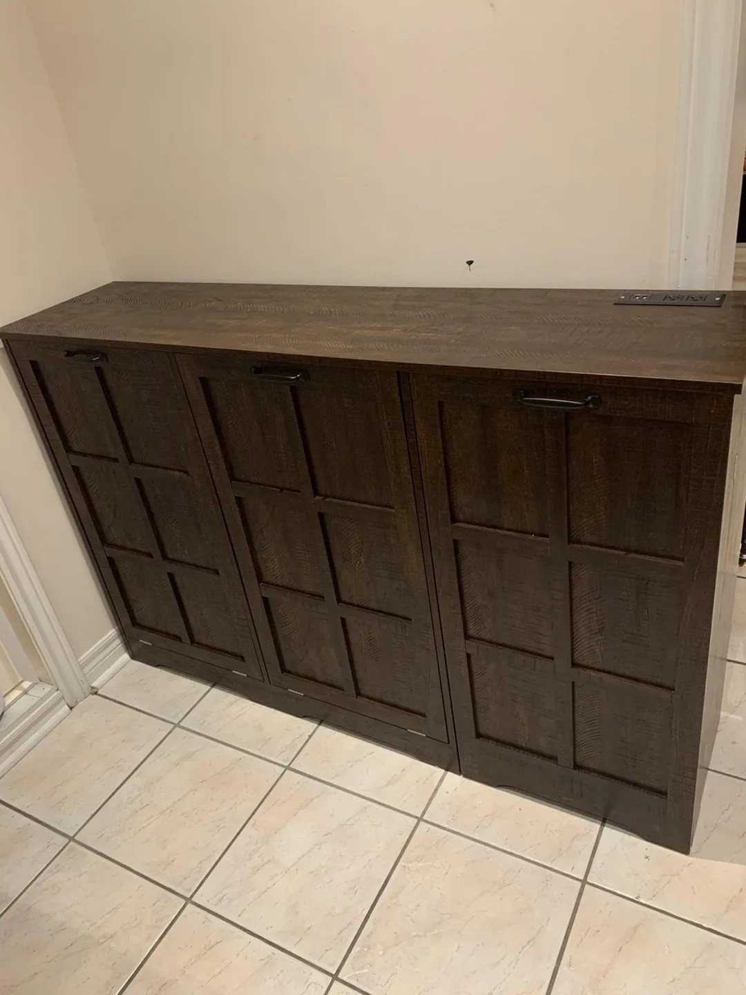 Dark Brown Wood Kitchen Cabinet image indicator(9)