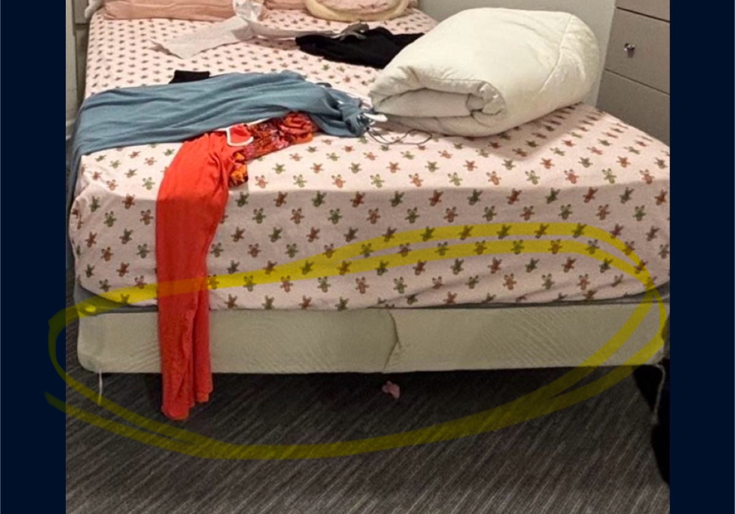 Mattress base size queen