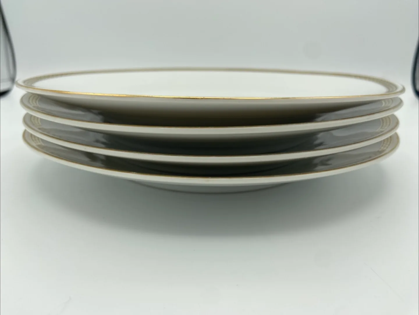 Vintage Noritake Nippon China Plates - Set of 4 image indicator(3)