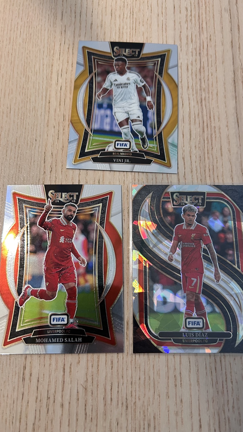 FIFA Select Trading Cards - Vini Jr, Salah, Diaz