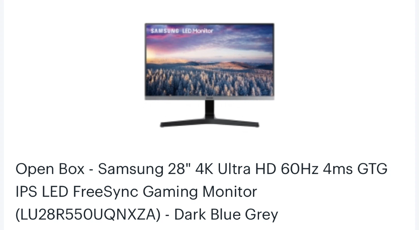 Samsung 28" 4K Ultra HD Monitor - photo 2