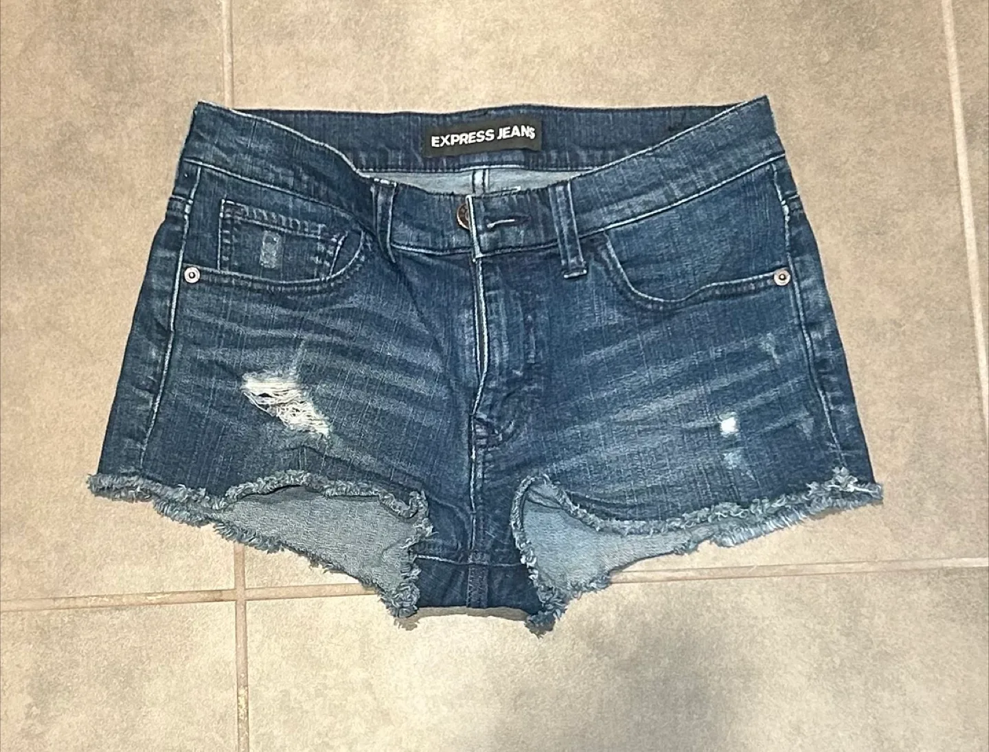 Express Jeans Denim Shorts - Size 4 thumbnail