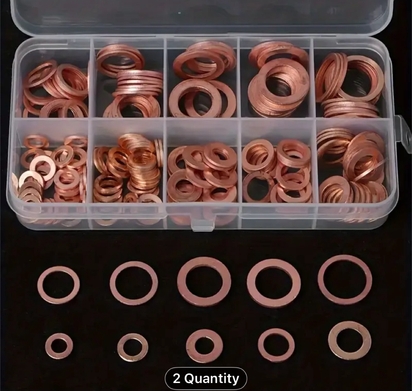 100pcs Copper Sealing Gasket Master Kit - photo 4