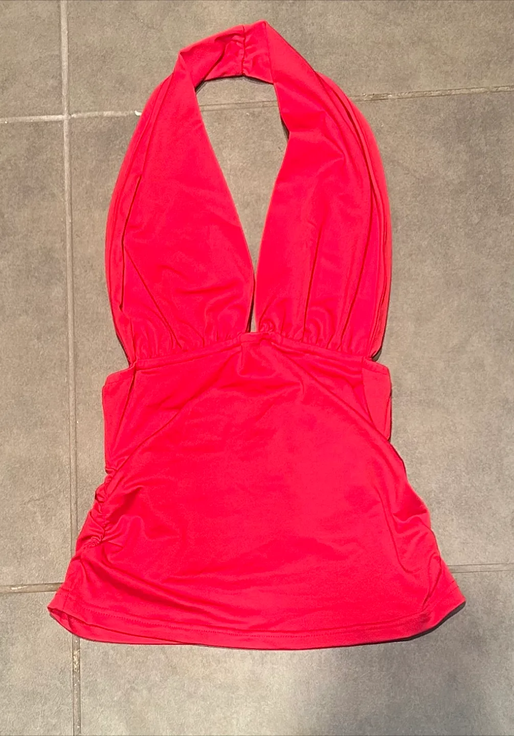 Musera Red Halter Top thumbnail
