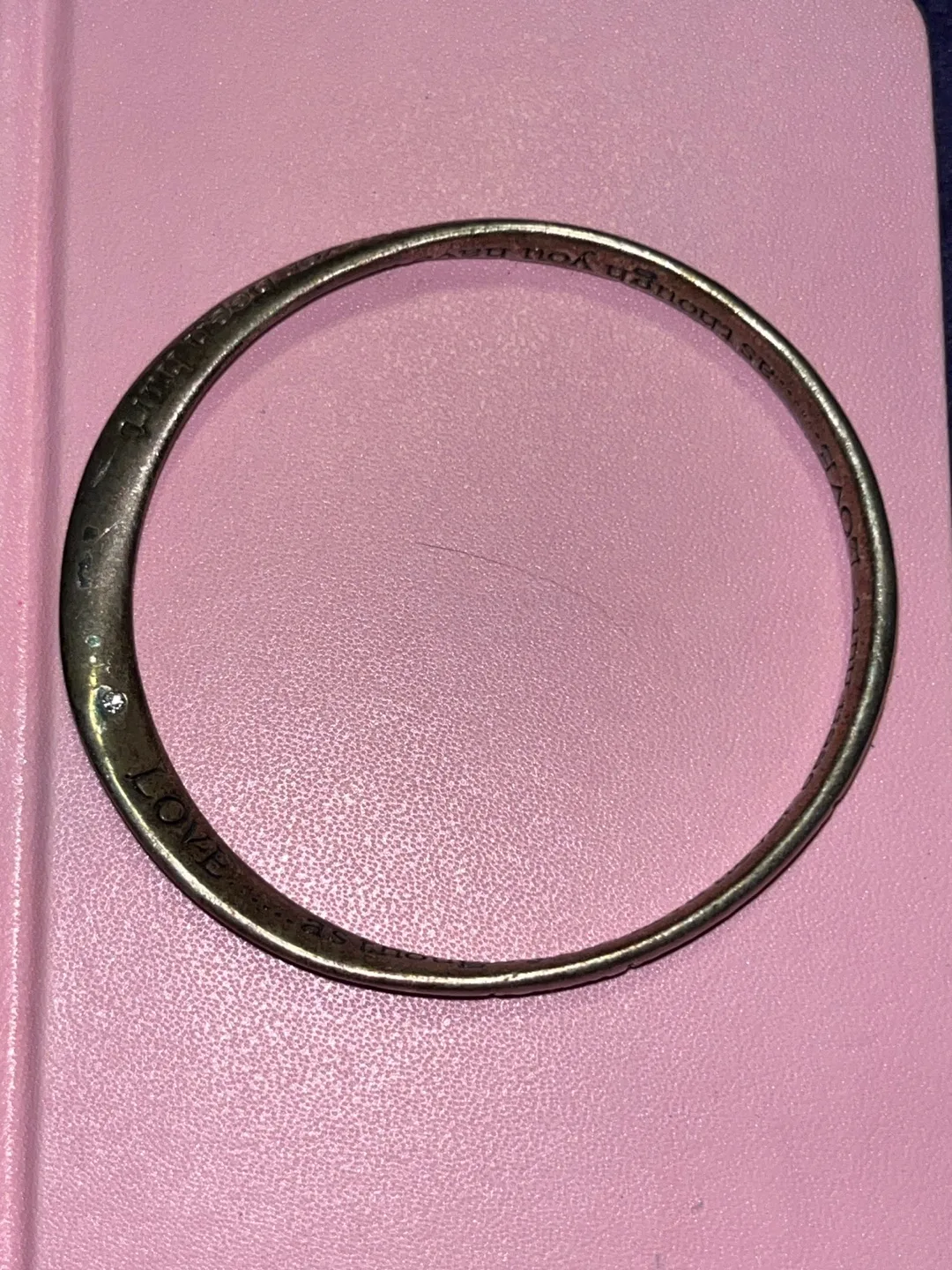 Silver Tone Bangle Bracelet image indicator(3)